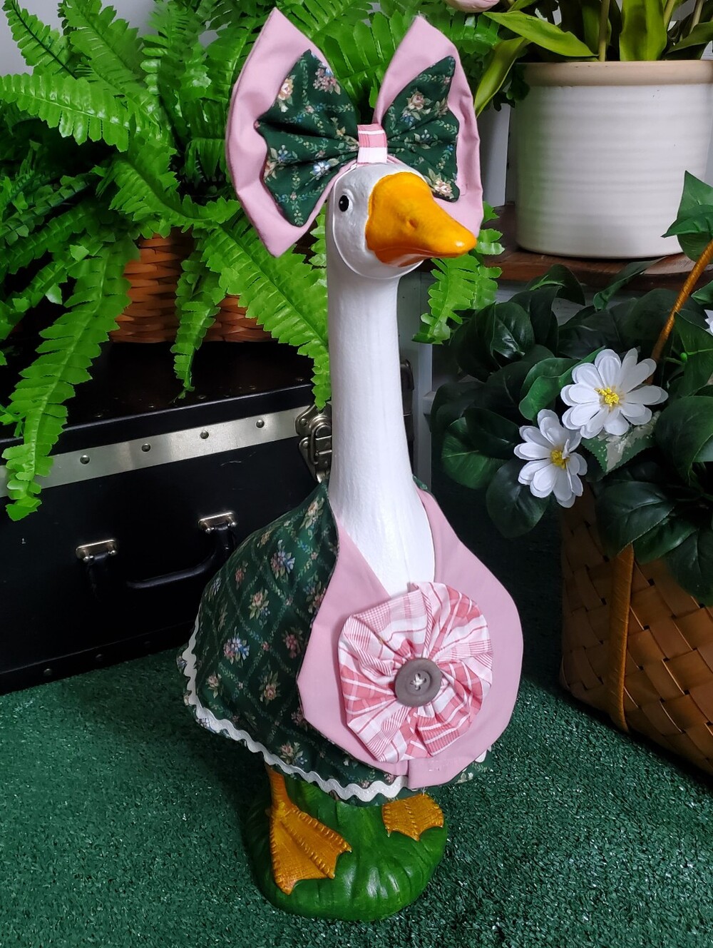 Porch Goose Outfit & Bow Set Fits 19" Mainstays Goose